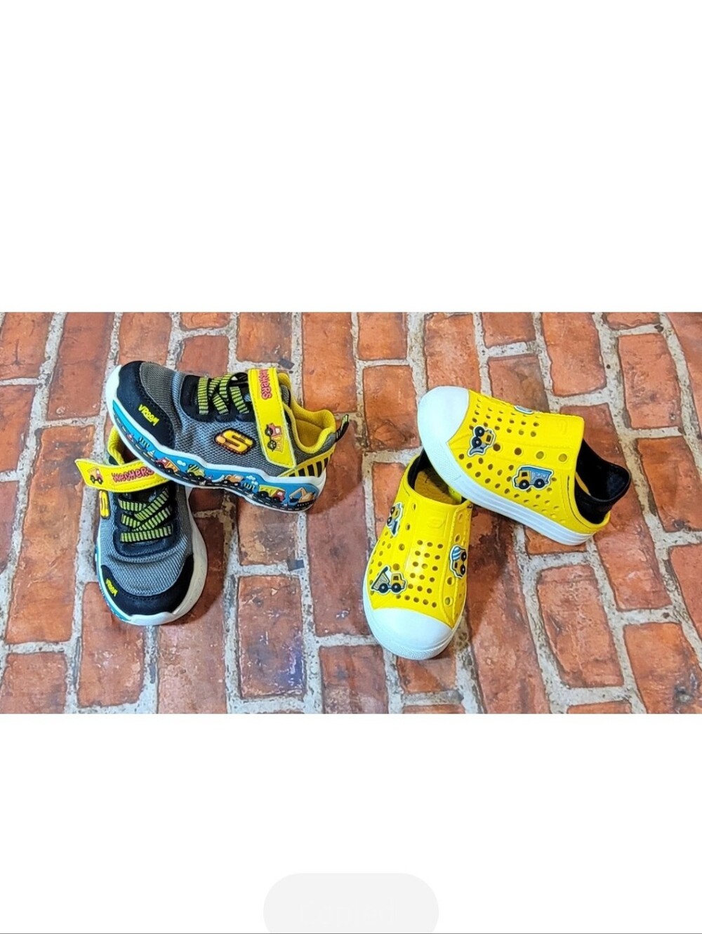 Skechers Play Scene Construction Shoes Lot Sz 8 Sneakers & Guzman Foamies Guc